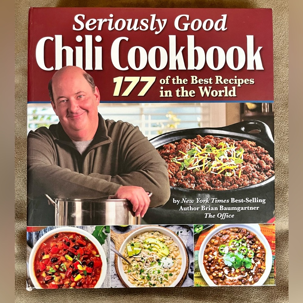 Seriously Good Chili Cookbook by Brian Baumgartner of The Office TV show.